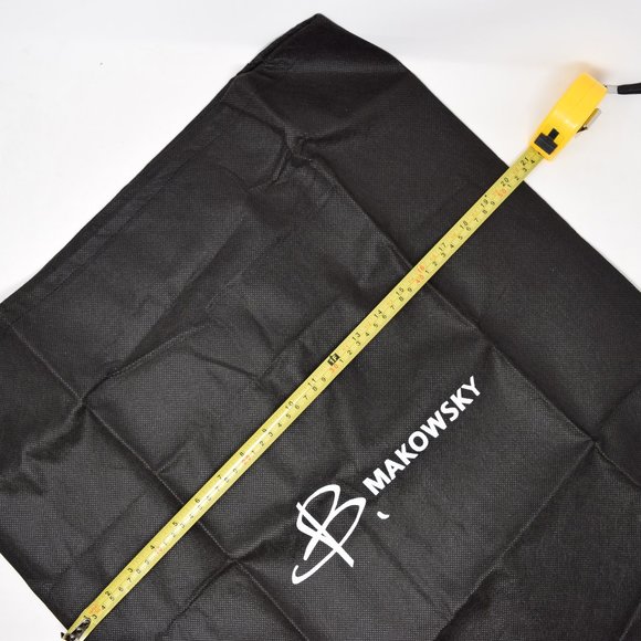 B Makowsky Purse Dust Bag 20 x 22 Inches Black White Drawstring Travel Organize - Picture 4 of 6